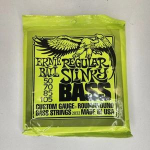 Ernie Ball 2832 Regular Slinky Electric Bass Guitar Strings 50-105 New Sealed - Picture 1 of 6