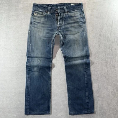 Jeans Diesel VIKER BACK Hombres 30x27 Pierna Recta Panal Bigote Opio 008IL Foto 1 de 4