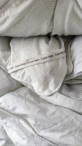Calvin Klein King Size Comforter – 106”x96” – 100% Cotton Cover, Polyester Fill - Picture 1 of 7