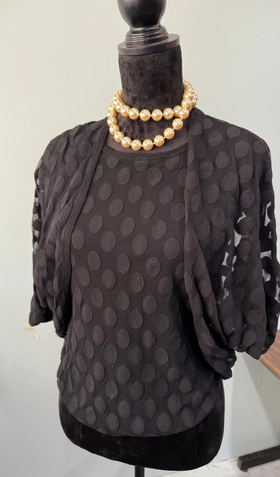 复古 Jean Paul Gaultier Soleil 透明包裹和上衣 罕见 Avangard 复古 S — 第 1/4 张图片