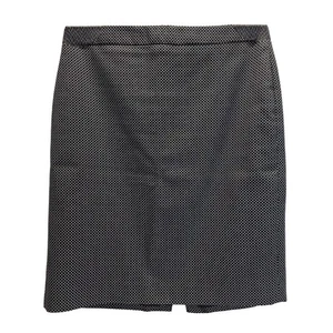 Liz Claiborne Karriere schwarz weiß quadratische Striche A-Linie gefüttert Bleistiftrock Gr 4 - Bild 1 von 8