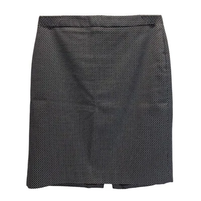 Falda Lápiz Liz Claiborne Career Negra Blanca Cuadrada Línea A Forrada Talla 4 Foto 1 de 4