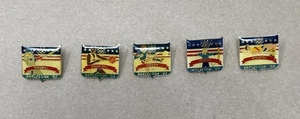Lot of 5 - Vintage 1992 Olympic Summer Games Souvenir Lapel Pin Barcelona Spain - Bild 1 von 6