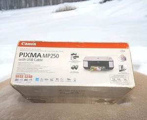 NEW IN BOX CANON PIXMA MP250 INKJET PHOTO ALL-IN-ONE PRINTER  - Picture 1 of 4
