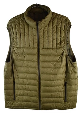 Marks & Spencer Mens Khaki Olive Bodywarmer Gilet Feather Size L Outdoors - Image 1 of 4