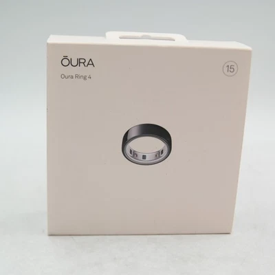 BRAND NEW SEALED Oura Ring 4 Smart Ring 4th Gen. Size 8 BLACK Activity Tracker - image 1 of 4