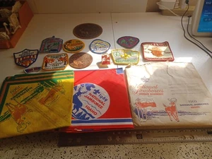 Lot Of 14- Vintage Boy Scouts Patches-badges- Hankerchief Etc - Picture 1 of 9