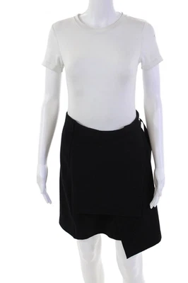 Minifalda acanalada sin forro envolvente negra talla 8 Wolford para mujer Foto 1 de 4