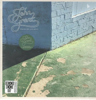 John Grant Remixes Are Also Magic 12" vinyl Europe Bella Union 2019 with inner - Image 1 of 2