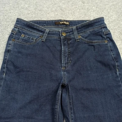 Cambio Piper-Short Damen 7/8 Jeans D-40 Dunkelblau Slim Stretch Gekürzt Knöchel - Bild 1 von 4