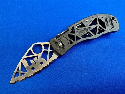 Navaja de bolsillo vintage Spyderco Q C35 Heckler & Koch Foto 1 de 4