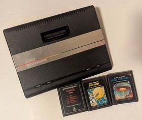 Atari 7800 Pro System ProSystem Videogame Console With 3 Games (Retro Vintage)