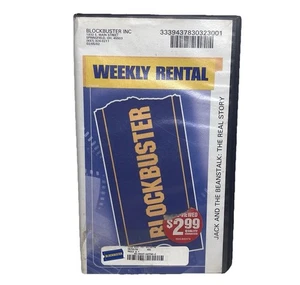 Blockbuster Video VHS Clamshell Rental Case Jack and the Beanstalk Real Story - Imagen 1 de 11