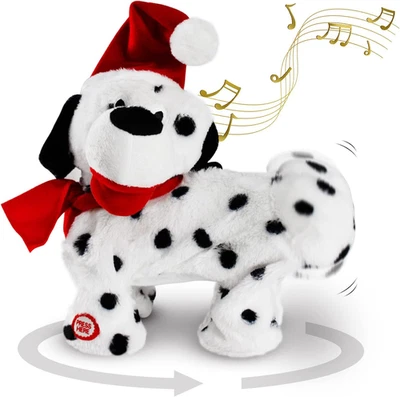 Gfilay Twerking Dog Toy - Singing and Dancing Christmas Decorations Plush Puppy  - Image 1 of 4