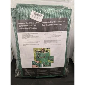 272 L (77 gal) Reusable Garden Waste Bag Waterproof Leaf Lawn Trash Collapsible - Picture 1 of 3