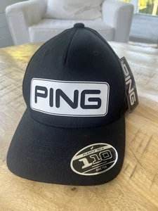 Neu mit Etikett Ping Golf Coastal Tour Snapback-Mütze Einheitsgröße schwarz weiß NEU - Bild 1 von 5