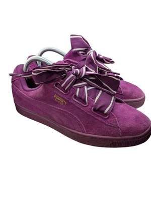 PUMA Suede Heart Satin 2 Dark Purple 364084 02 Women’s 9 - Image 1 of 4