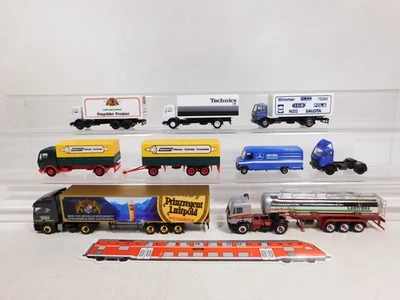 8X Herpa H0 1:87 Modello LKW MB Kaltenberg Krafft RAG Technics Ecc SG #DX486-1 - Immagine 1 di 4
