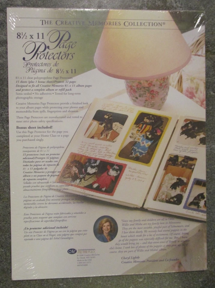 Creative Memories 8-1/2x11 Page Protectors (16)  NEW IN PACKAGE  - Image 1 of 1