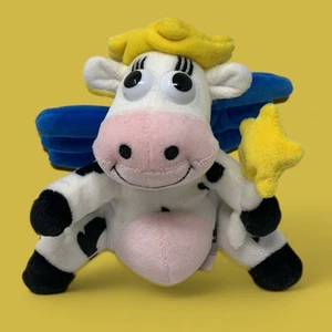 Vintage 1990er KRAFT Singles Milchfee Plüsch Kuh Spielzeug Neu im Beutel - Bild 1 von 6