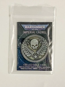 Imperial Laurel Warhammer 40k Collectable Coin New - Picture 1 of 2