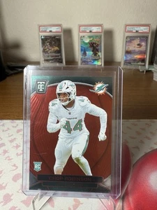 2024 Panini Totalmente Certificato Chop Robinson ROSSO /249 RC - Foto 1 di 2