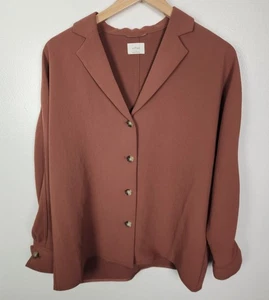 Wilfred Women's Sz. XS Freeform Button Up Long Sleeve Shirt Clay - Picture 1 of 5