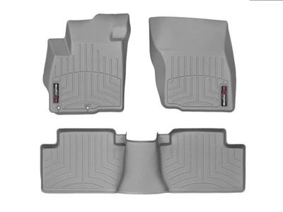 Forro de piso WeatherTech para Mitsubishi Outlander 2007-2020 - 1ª y 2ª fila, gris Foto 1 de 4