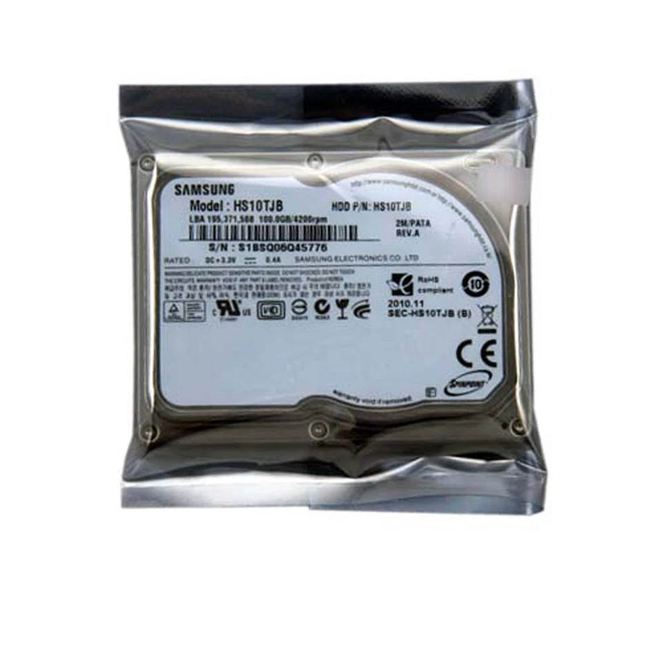 1.8" 100GB ZIF HS10TJB Hard Drive For DELL D420 D430 HP 2510P 2710P MK1214GAH - Image 1 of 3