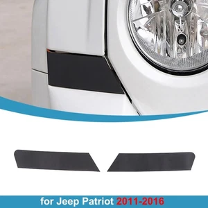 for 2011-2016 Jeep Patriot Front Turn Signal Light Lamp Sticker Decal Cover Trim - Picture 1 of 12