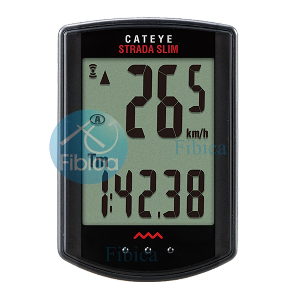 NEW CATEYE Strada Slim CPU CC-RD310W Black 160-3800 Cycling Computer - Image 1 of 1