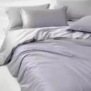 Funda nórdica de algodón egipcio de color liso 100 % algodón - Imagen 1 de 40
