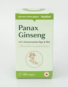 Auténtico Umeken Hansai Panax Ginseng 60 cápsulas blandas para apoyo del sistema inmunológico - Imagen 1 de 3