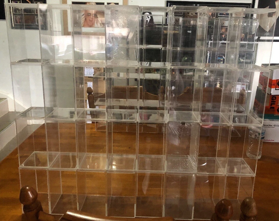 FUNKO POP VINYL HARD STACK ACRYLIC PLASTIC PROTECTOR CASE BUNDLE LOT x 5 AS NEW - image 1 of 1