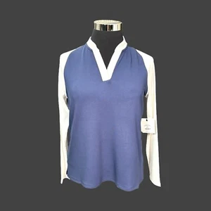 Belyn Key Damen Pullover blau Penny V-Ausschnitt Langarm XL - Bild 1 von 11