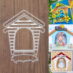 Large Hen House Cutting & Embossing Dies – Chicken Coop Country - Picture 1 of 8