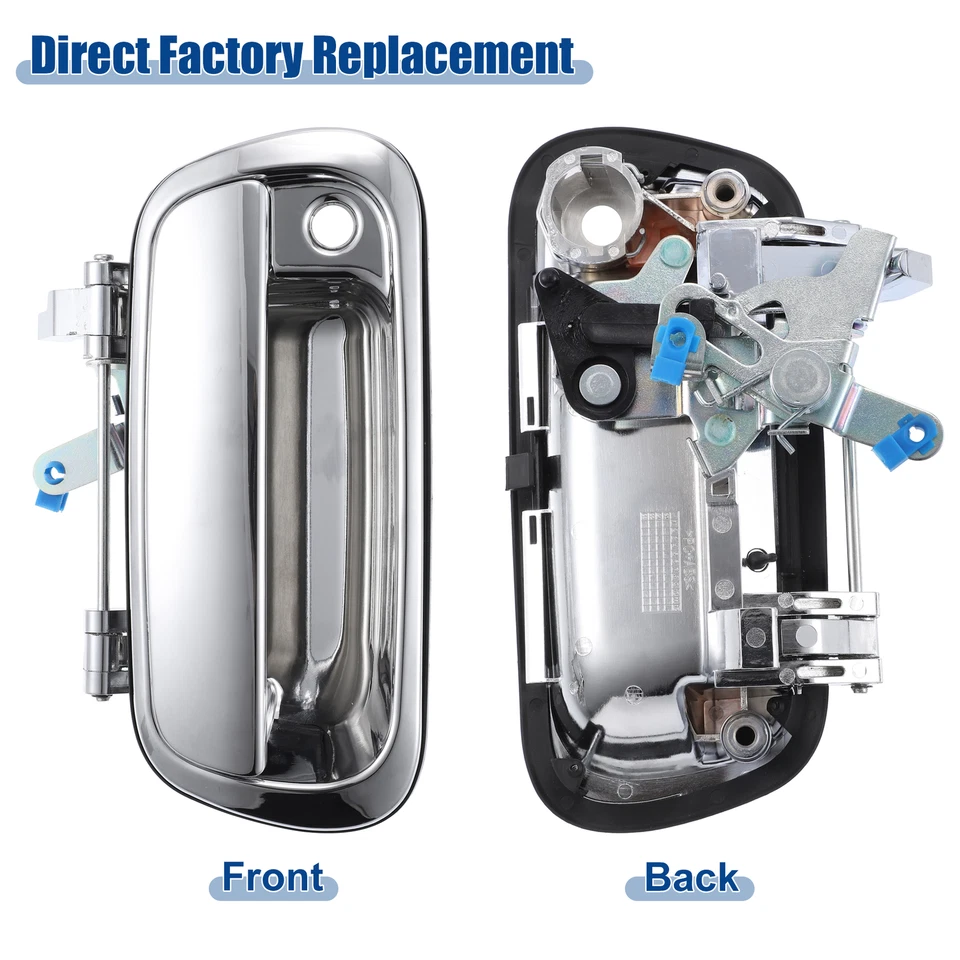 Manija de pestillo para Toyota Tundra 00-06 cromada manija de puerta trasera puerta levadiza Foto 1 de 1