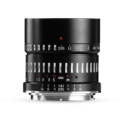 TTArtisans 50mm F0.95 APS-C Manual Focus Lens Canon EOS R RF R3 R5 R6 RP - Image 1 of 4