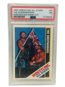 Sheepherders Bushwackers RC Rookie WWF Pro Wrestling Card WWE 1985 Topps PSA 7 - Bild 1 von 3