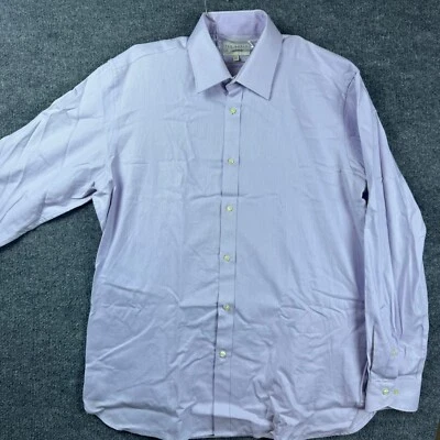 Camisa Ted Baker Endurance abotonada para hombre 16,5 34/35 púrpura lisa manga larga Foto 1 de 4