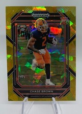 2023 Prizm Draft Picks Football GOLD CRACKED ICE Parallels 1-200 You Choose!