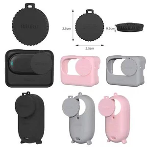 Funda de silicona/tapa de lente para cuerpo de cámara Insta360 GO 3S cubierta protectora de batería - Imagen 1 de 25