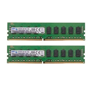 Samsung 16GB 2X8GB DDR4 2400MHz PC4-19200 ECC Registered Server RDIMM Memory Ram - Picture 1 of 5