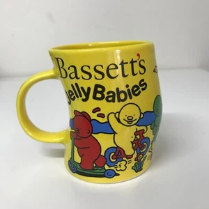 Bassetts Jelly Babies Wibbly Wobbly Curved Promo Mug VGC Rare Collectable - Picture 1 of 6