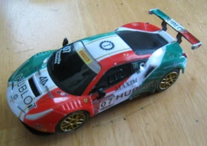 Carrera Digital 132 30999 Ferrari 488 GT3 Squadra Corse Italia #7 1/43 Slot Car - Foto 1 di 7