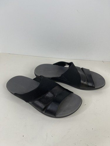 Sandali da donna Cloud steppers by Clarks scivolosi neri taglia 11 comfort brio surf