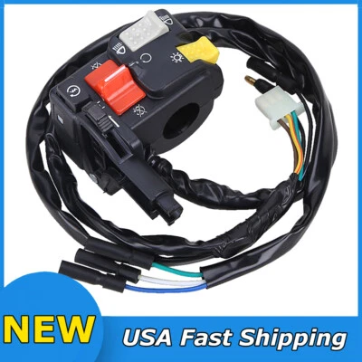 Handlebar Switch Start Kill Stop Button Headlight for Honda FourTrax 300 TRX300 Foto 1 de 4