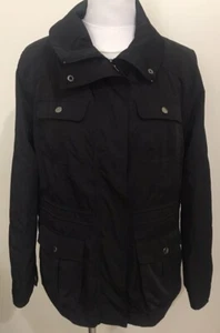 St. John's Bay Soft Shell Jacket, Women's Size L Black NEW MSRP $100 - Picture 1 of 8