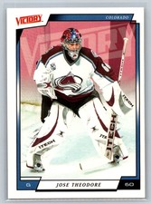 2006 Upper Deck Victory #48 Jose Theodore Colorado Avalanche