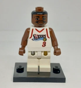 LEGO Basketball : Allen Iverson Philadelphia 76ers - Figurine - Set 3433 nba037 - Imagen 1 de 2